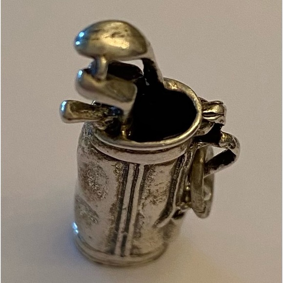 1960’s “Beau” Sterling Silver • Golf Clubs Charm • Vintage - Picture 5 of 13